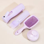 Load image into Gallery viewer, Pink Silicone Scalp Massage Combs Hair Brush
