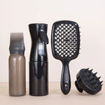 Load image into Gallery viewer, Pink Silicone Scalp Massage Combs Hair Brush
